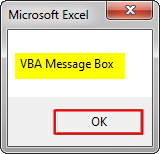 VBA Msgbox Example 1-6