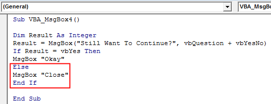 VBA Msgbox Yes No How To Work With Message Box Yes No In VBA 