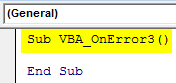 VBA On Error Goto Example 2-1