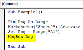 MSGBOX function Example 2-5