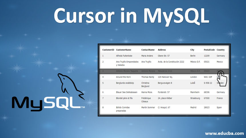 cursor in mysql