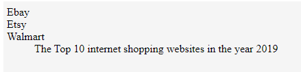 html descrition list op 2 op