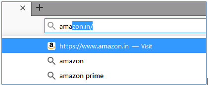 Browsing Amazon