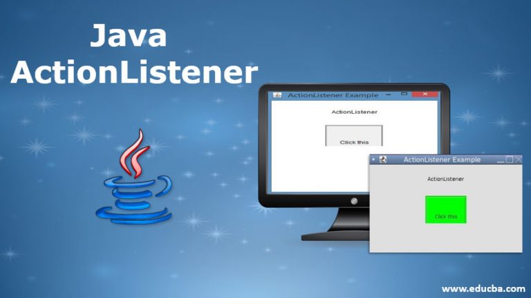 action actionlistener in java