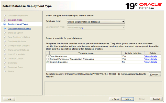 sample database for oracle 3