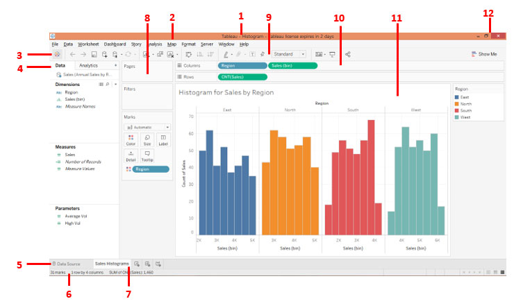 tableau workbook