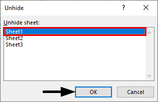 How to Unhide All Sheets in Excel 1-4