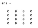 Arrays in Matlab zeroes