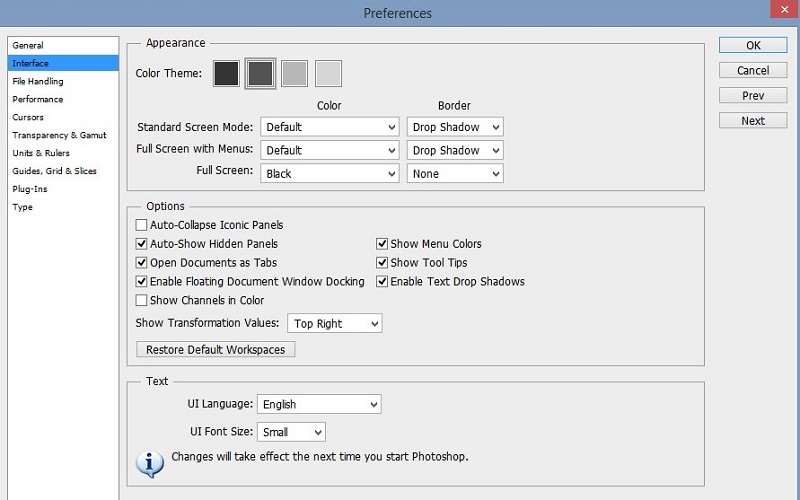 change photoshop artboard size