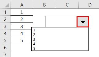 Form Controls in Excel - Combobox 4