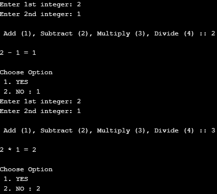 example programs in c using do while