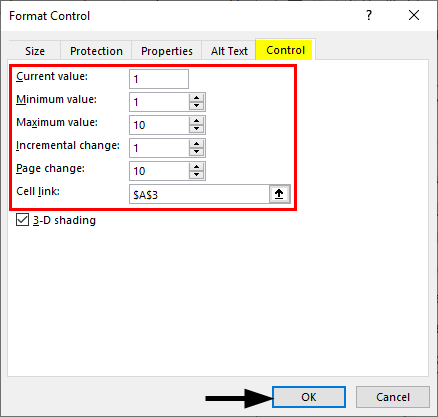 Format Control -Scroll