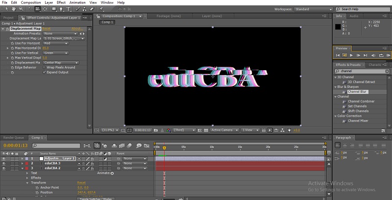 Creation Glitch Effects for After Effects