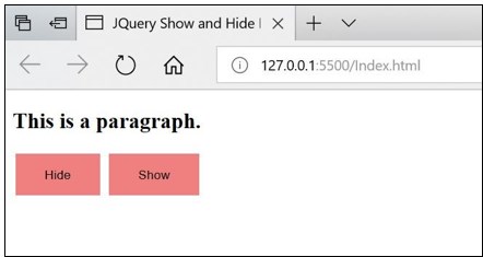 jQuery Hide Show | Examples to Implement jQuery hide() & show() Method