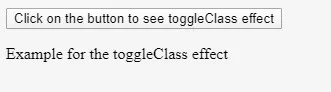 JQuery toggleClass()-1.1