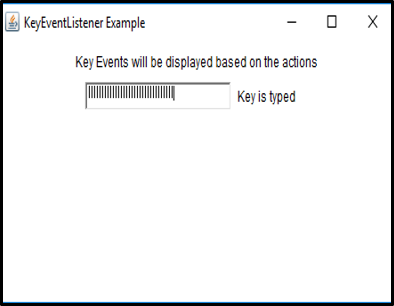 Java KeyListener-1.1