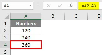 Write Formula in Excel 1-3