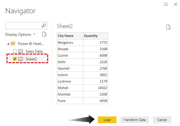 Power BI Heat Map Example 1-4