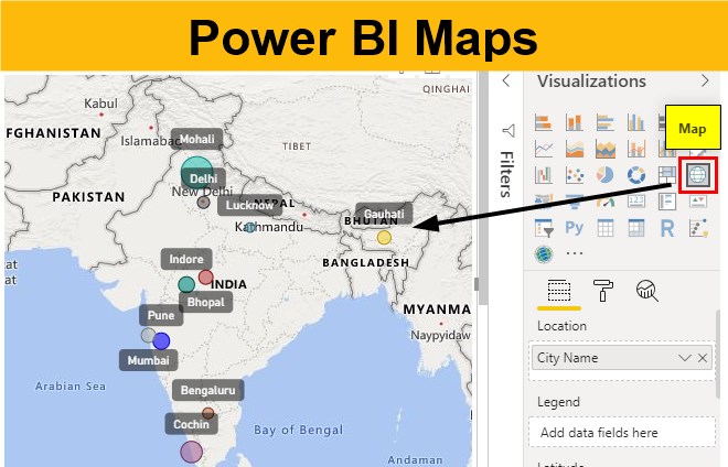 Power BI Maps  How to Use Visual Maps in Power BI?