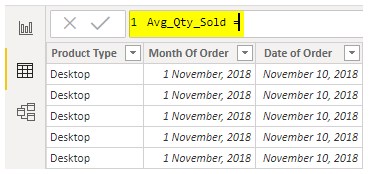 Power bi Measures Example 1-11