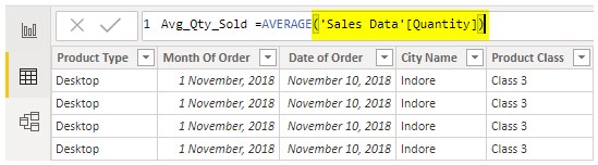 Power bi Measures Example 1-13