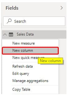 Power bi Measures Example 1-5