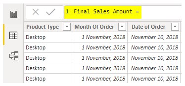 Power bi Measures Example 1-7