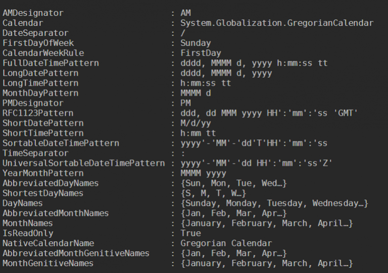 Powershell Get Date Time Variable