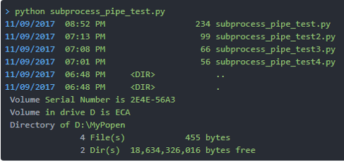 Two subprocesses