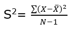 Standard deviation statistical analysis