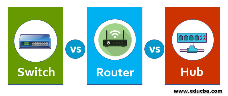 Switch vs Router vs Hub | Top 14 to Learn with Infographics