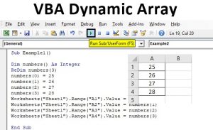 VBA Dynamic Array | How to Use Dynamic Array in Excel VBA?