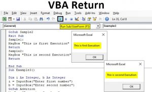 VBA Return | How to Use Go Sub Return Statement in VBA?