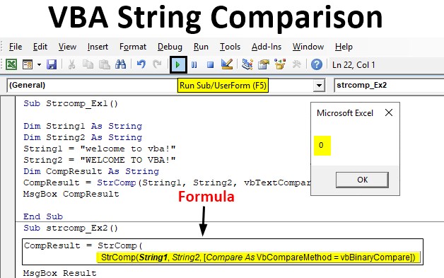 visual basic assignment vs comparison