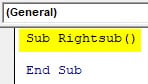 VBA SubString Example1-8