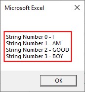 VBA SubString Example4-6