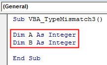 VBA Type Mismatch Example 3-2