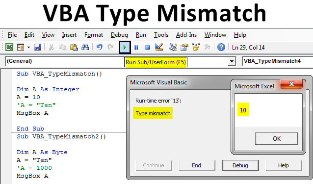 ms access runtime error 5 string