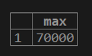 select MAX(ALL(cust_balance)