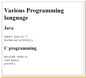 code tag 6
