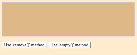 empty() method