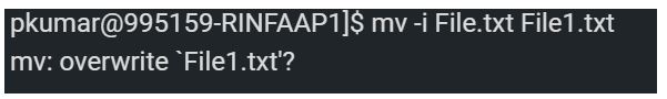mv command in Linux 3