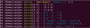 PowerShell Multidimensional Array | Initialization of Multidimensional ...