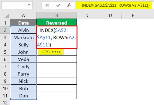 Excel Reverse Order How to Reverse Column Order in Excel