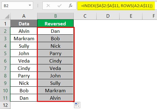 Excel Reverse Order How to Reverse Column Order in Excel