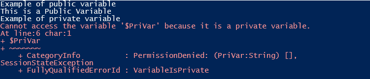 set variable in powershell2