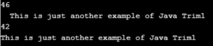trim() Function in Java | How does the trim() Method work?