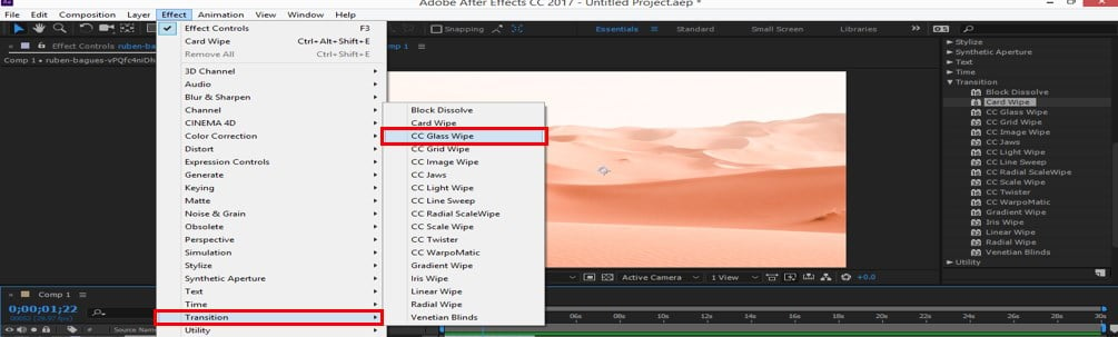 adobe after effect transitions