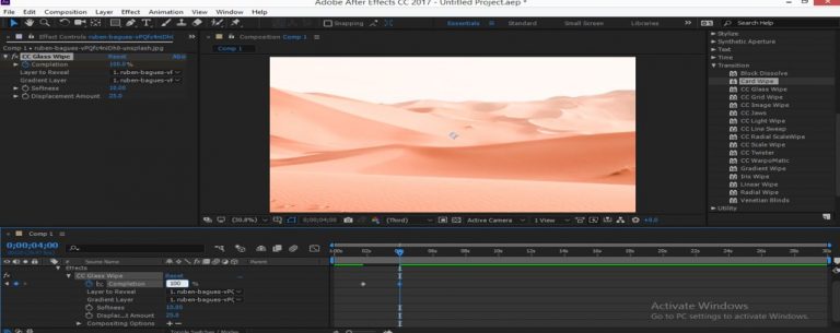 after effects transitions effects