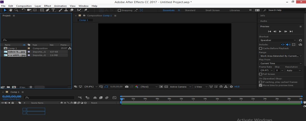 adobe after effects transitions collapsing photo template